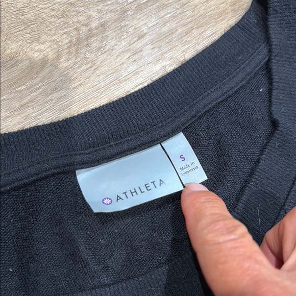 Athleta Women’s Black Midi Dress Stretch Size Small - Picture 2 of 13